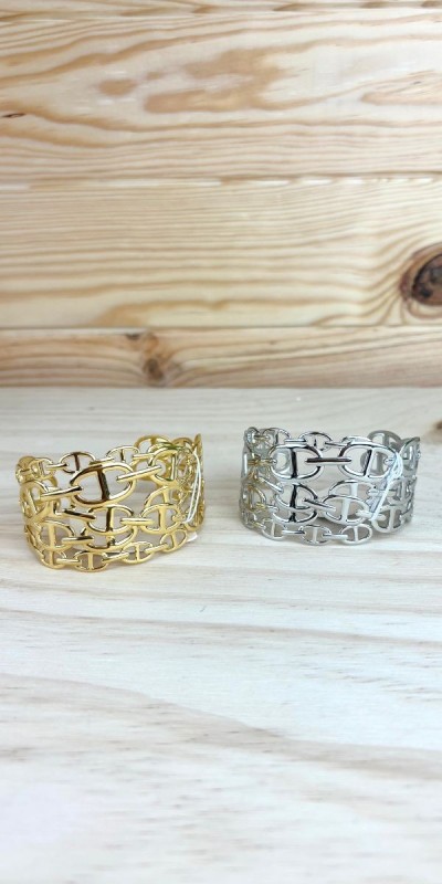 brazalete menorca-brazalete mujer acero-brazalete mujer ajustable-brazalete plata-brazalete dorado