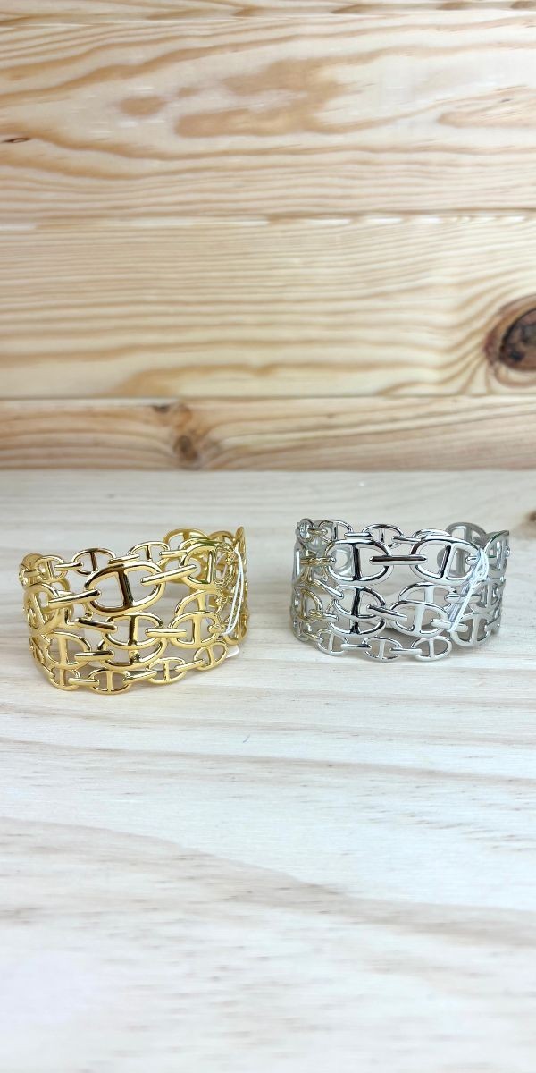 brazalete menorca-brazalete mujer acero-brazalete mujer ajustable-brazalete plata-brazalete dorado