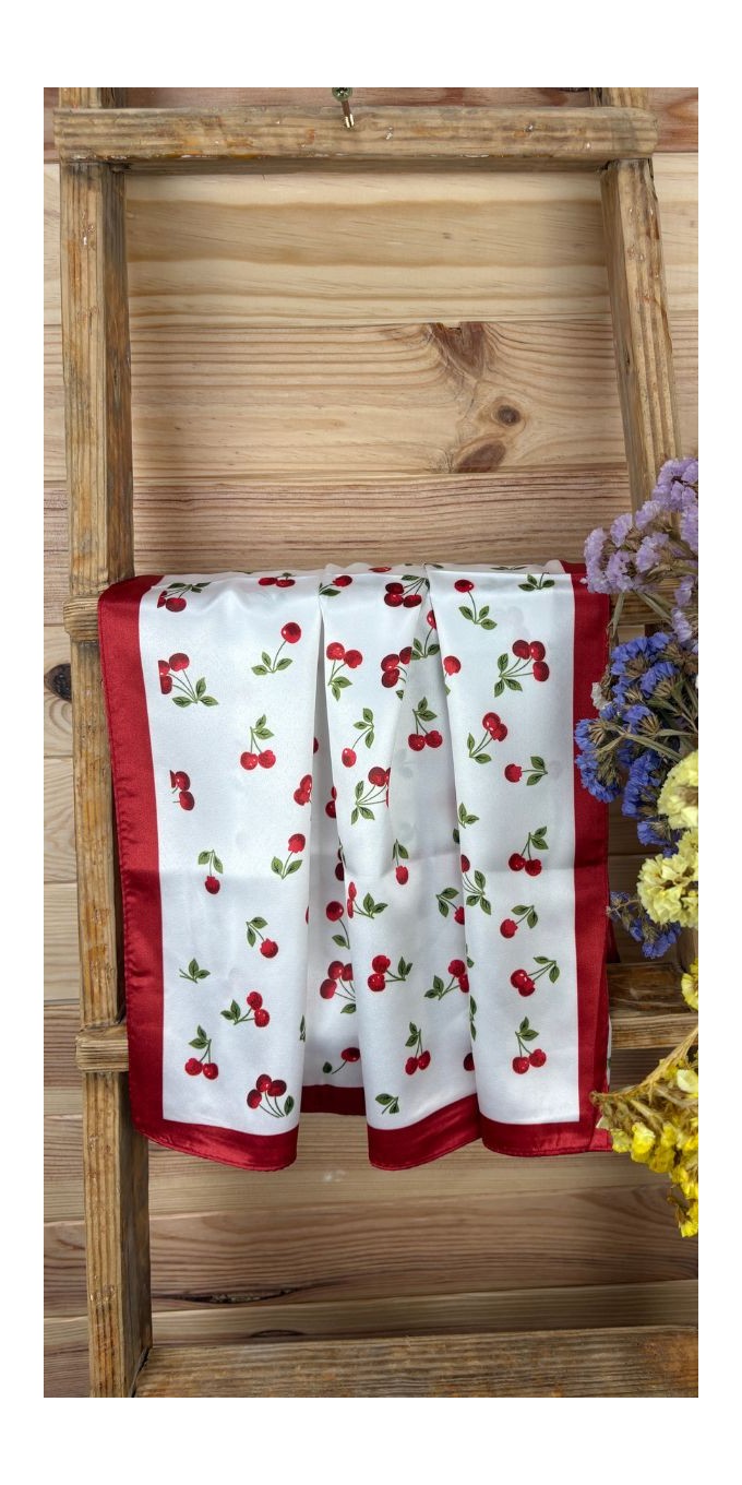 pañuelo cereza-pañuelo original-pañuelo bonito-pañuelo barato-pañuelo primavera