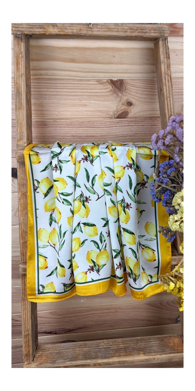 pañuelo limones-pañuelo original-pañuelo bonito-pañuelo primavera-pañuelo barato