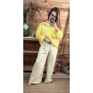 pantalon limones-pantalon original-pantalon verano-pantalon elastico-pantalon barato