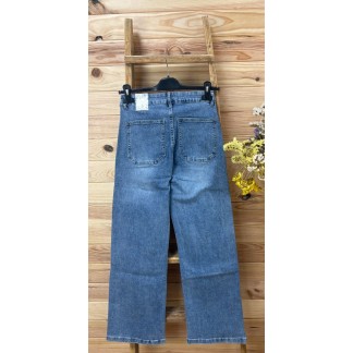 Pantalon floral de mujer- pantalon recto vaquero valencia