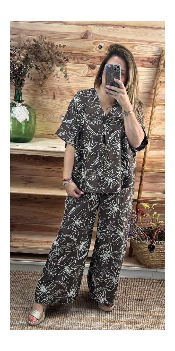 conjunto bali-conjunto marron-conjunto original-conjunto bonito-conjunto barato